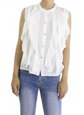 Camicia con volant